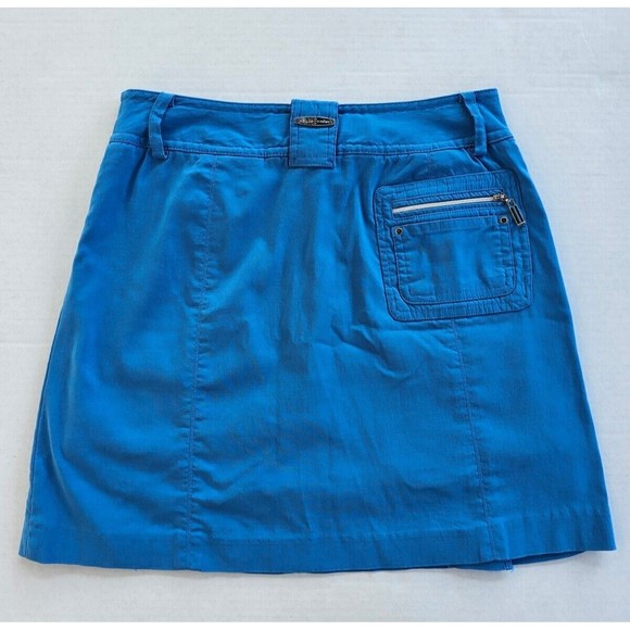 Jamie Sadock Womens Golf Skort Size 0 Fiji Blue Zip Pockets Built In Shortees - Picture 6 of 9